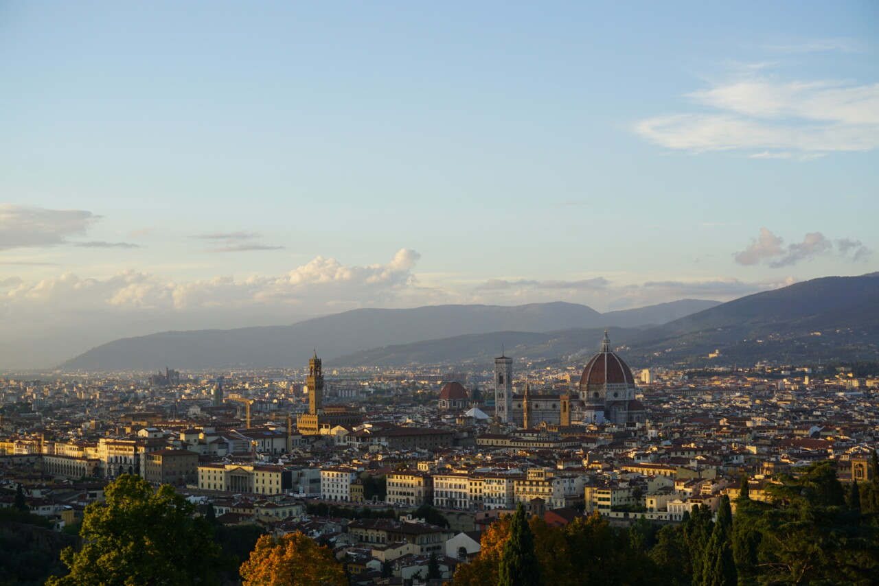 Florence at sunset Florence at sunset