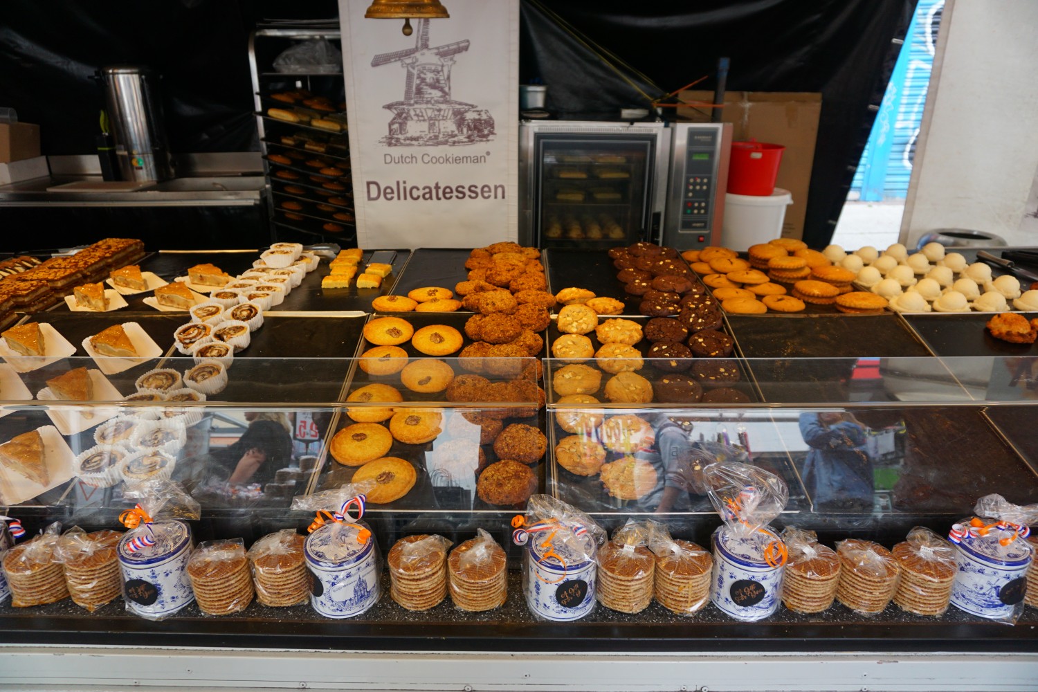 Dutch pastries in Albert Cuypmarkt, Amsterdam Dutch pastries in Albert Cuypmarkt, Amsterdam