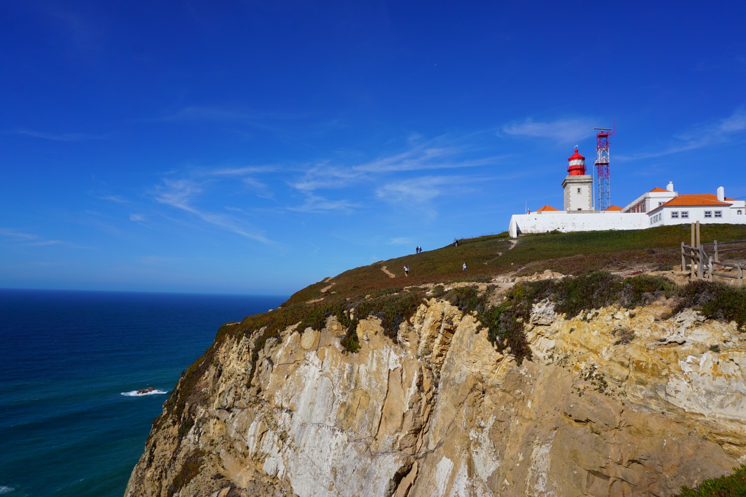 Lighthouse at Cabo da Roca, Portugal Lighthouse at Cabo da Roca, Portugal