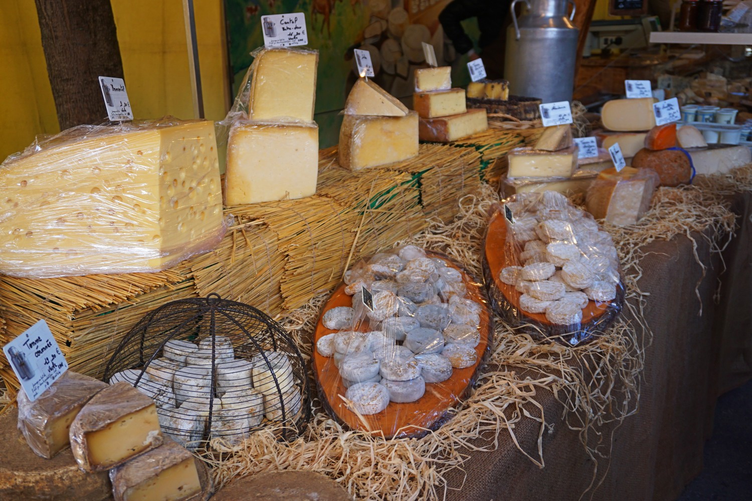Cheese shop at Marché Saint-Antoine, Lyon