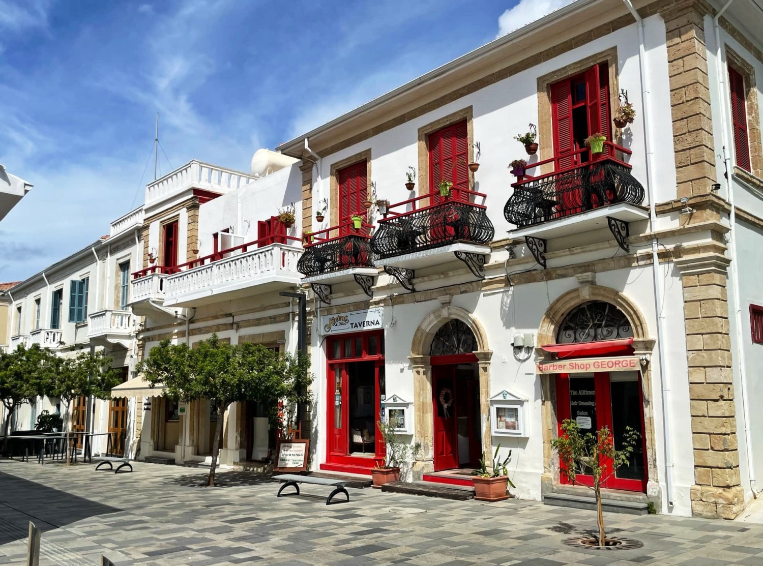 Building in Paphos Old Town Buildings in Paphos Old Town